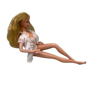 Vintage Mattel Barbie 1966 Phillipines Blonde Blue Eyes White Lingerie